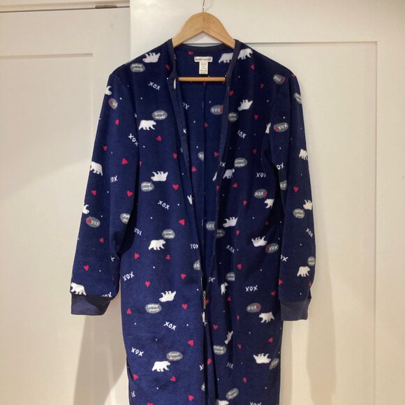 Midnight Maddie Fleece Fuzzy Onesie (Medium) - Picture 6 of 14